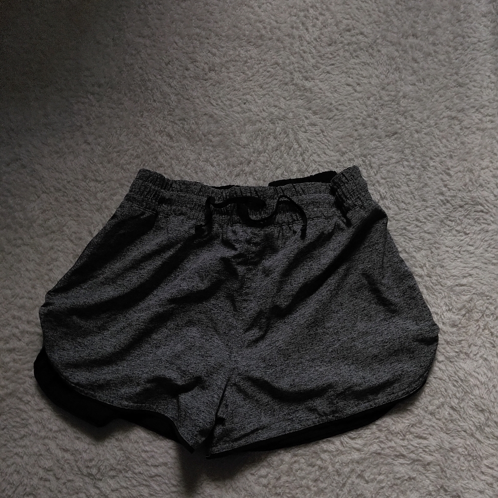 Women's Gray Activewear Shorts